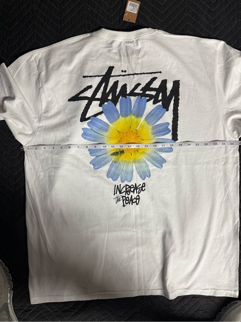 Stรผssy ITP Flower T-Shirt โ White โ Menโs XL โ New With Tags
